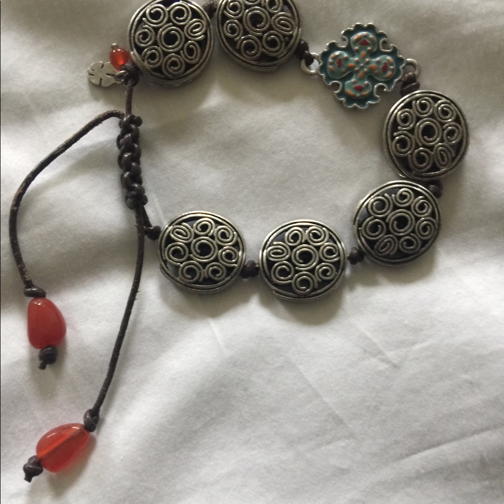 Silver plated friendship bracelet